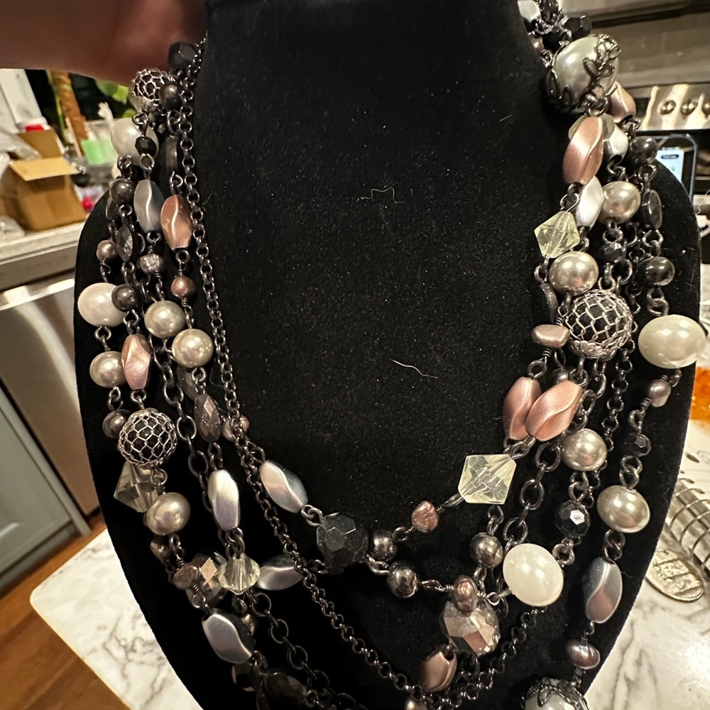 Lia Sophia Multi-Color Beaded Necklace